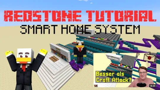 BINÄRES SMART HOME SYSTEM – THEJOCRAFT HAT MEINE MAP VORGESTELLT!!! | Redstone Tutorial