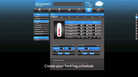 Home Center 2 – FIBARO smart home system dashboard