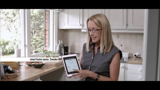 Verisure smart home system with Panasonic heatpump