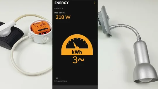 Jak zrobić przedłużacz elektryczny SMART HOME- system FOX, Switch & Energy, moduł WI-R1S1-P