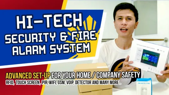 Smart Home Security and Fire Alarm System Setup para IWAS NAKAW o SUNOG Tagalog | Pinoy Hat