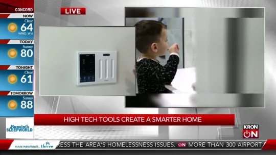 Brilliant Smart Home System featured on San Francisco KRON4