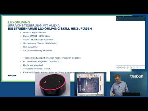 Online Seminar LUXORliving Smart Home System: Sprachsteuerung mit Alexa