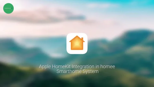 Apple HomeKit Integration in homee Smarthome System
