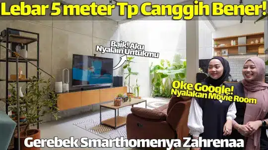 Inspirahoms Ep.23: Rumah Kecil 75m2 Full Pake Smarthome ft. Zahrenaa