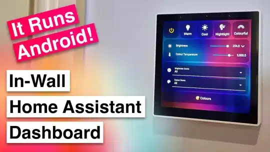 This thing is awesome!  4″ Android In-Wall Smart Home Control Panel
