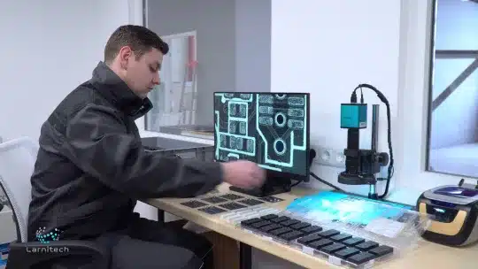Herstellungsprozess von Larnitech Smart-Home-System