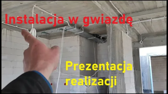 Realizacja kompleksowej instalacji elektrycznej w gwiazdę pod system GRENTON Smart Home