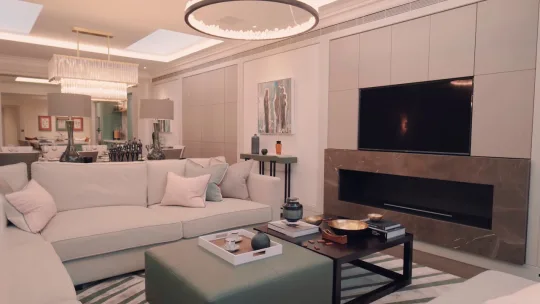 Sliding Panel System (SPS) Smart Home Hidden TV
