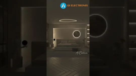 Master Bedroom Renders | Home Automation System | AI Electronix