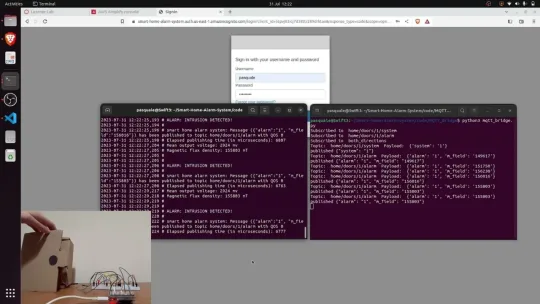 Smart Home Alarm System – IoT Algorithms and Services 2022/23
