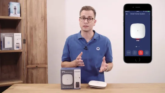 Chuango Open Box Video — H4 Plus WiFi/GSM smart home system