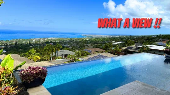 Best View in Kona? Fly Through 2.4 million listing on Kilohana St