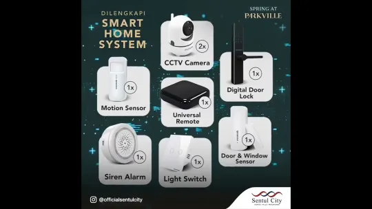 CLUSTER PARVILLE DILENGKAPI DENGAN SMAT HOME SYSTEM’