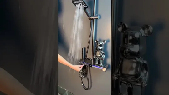 Product Link in the Comments! Rainfall Spa Therapy Digital Thermostatic Shower System Set