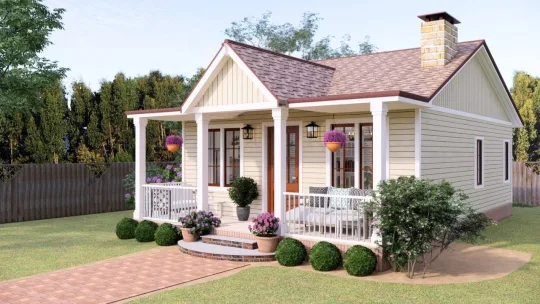 (680sqft) What An Amazing Small House | Cozy & Charming