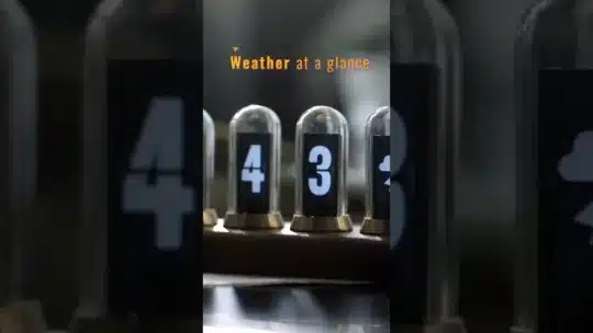 Step Back in Time with Nextube: The Vintage Charm of Our Retro Nixie Clock#shorts #gadgets #amazon