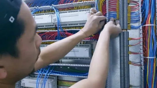 Satisfying Timelapse!KNX lighting control panel..#smarthome#knx#homeautomation#smartsystem