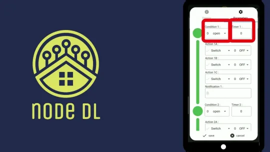 Episode 5: creation of scenarios and automation in Node DL smart home system