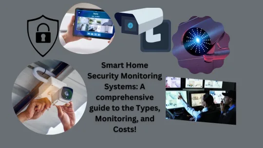 Smart Home Security Monitoring Systems: A comprehensive guide to the Types, Monitoring, and Costs!