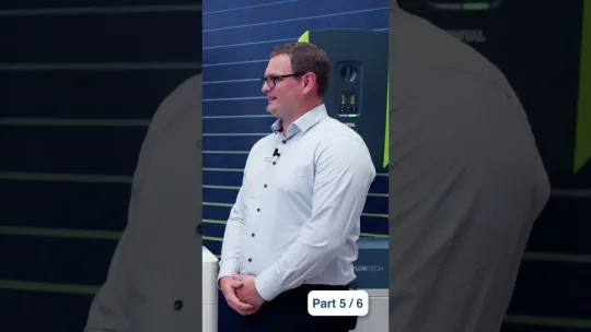 #Intersolar: Interview with Jürgen Hering | DYNESS Tower storage system | KOSTAL pt. 5/6 #shorts