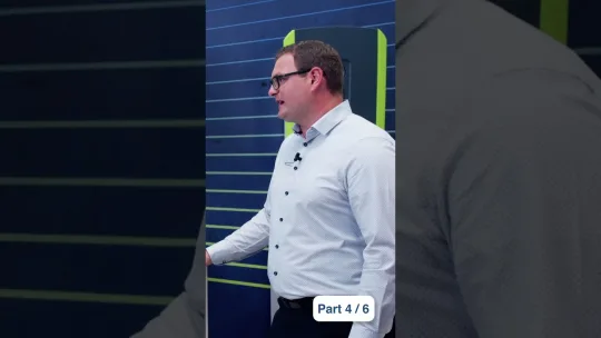 #Intersolar: Interview with Jürgen Hering | DYNESS Tower storage system | KOSTAL pt. 4/6 #shorts