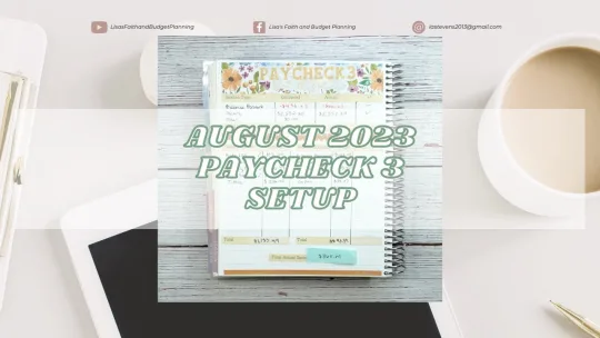 Paycheck 3 Setup || August 2023 || We still have money left over in the budget!