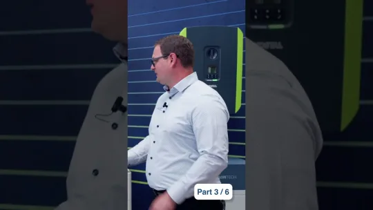 #Intersolar: Interview with Jürgen Hering | DYNESS Tower storage system | KOSTAL pt. 3/6 #shorts
