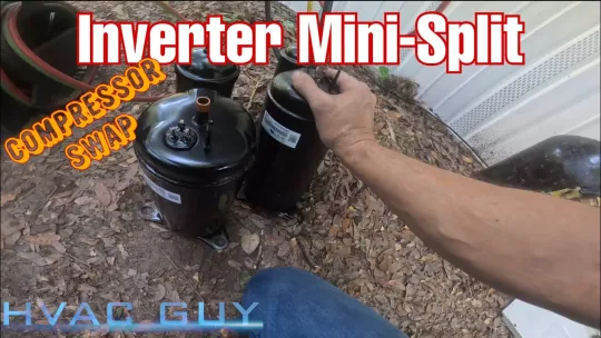 Inverter Compressor Replacement on Mobile Home Mini-Split System! #hvaclife #hvacguy