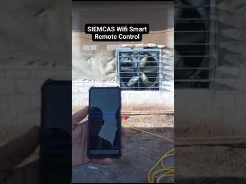 IoT-based remote control for Warehouse Godown Industrial Exhaust Fan | SIEMCAS Wifi Smart Automation