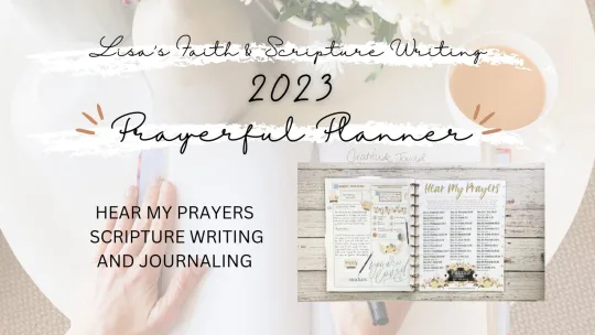 Scripture Writing and Journaling Prompt || Prayerful Planner || Hear My Prayers || August 30, 2023
