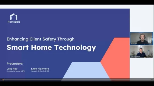 Enhancing Client Safety Through Smart Home Technology  Presented by Homeable Aug 29 2023