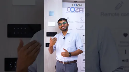 Coza Touch Switches | Automation Touch Panel System | by COZA #homeautomation #technology #smarthome