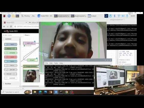 Transform Webcam as a  Smart Home Security Camera using AI & Raspberry PI with Email notification.