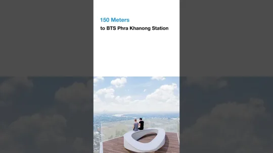 A New High-Rise Loft Duplex Smart Home Condos Near BTS Phra Khanong on Rama 4 Road, Fully Furnished