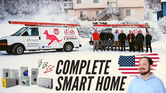 DISH CARES: VETERAN RECEIVED TOTAL SMART HOME SYSTEM