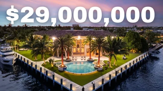 The Craziest $29,000,000 Water Front Mansion In South Florida