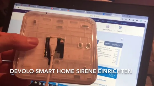 devolo alarm Sirene einrichten setup, zwave smart home system