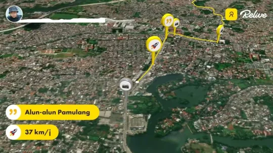 Rute dari Toll pamulang ke magani residence 4 pamulang