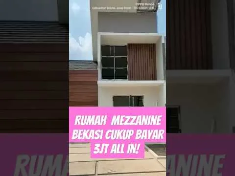 FREE SmartHome System! Aurelia Residence Cukup Bayar 3juta All in! #rumahbekasi  #mezzanine