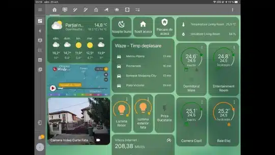 Automatizare Casa inteligenta cu Home Assistant / Smart Home System / Caldura, Lumini, Video, Audio